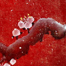 Load image into Gallery viewer, Plum Blossom in the Snow 雪中梅 - Silk Scroll Painting, Chinese Painting on Silk, Original