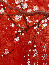 Load image into Gallery viewer, Plum Blossom in the Snow 雪中梅 - Silk Scroll Painting, Chinese Painting on Silk, Original