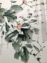 Load image into Gallery viewer, Cinnabar Chrysanthemums - Chinese Ink Painting on Paper, Original
