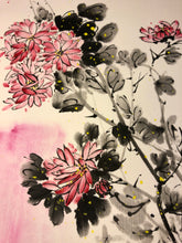 Load image into Gallery viewer, Chrysanthemum in Frost, 霜染菊 - Chinese Ink Painting on Paper, Original