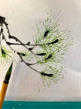 Load image into Gallery viewer, š² Chinese Brush Calligraphy & Ink Painting Workshop: Pine Tree and Crane