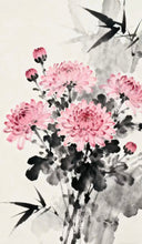 Load image into Gallery viewer, Chinese Brush Calligraphy & Ink Painting Workshop: Autumn Flowers