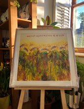 Load image into Gallery viewer, That Summer-Sunflower memories, Chinese Contemporary Painting on Xuan Rice Paper, Painted in Brighton UK