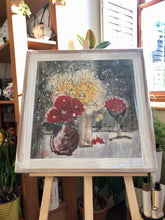 Load image into Gallery viewer, Thrive in Life as the peonies, Original Chinese Contemporary Painting on Xuan Rice Paper, Painted in Brighton UK