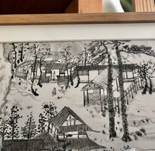 Load image into Gallery viewer, Part of One Thousand Li of Rivers and Mountains (千里江山圖局部), Original, Chinese Landscape Painting on Xuan Paper, Painted in Brighton, UK