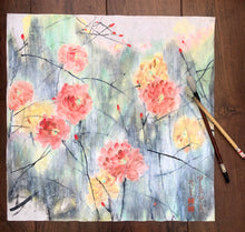 Load image into Gallery viewer, Dancing in the Breeze - 微風起舞, Chinese Painting in Contemporary Style, Original