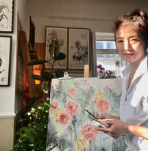 Load image into Gallery viewer, Dancing in the Breeze - 微風起舞, Chinese Painting in Contemporary Style, Original