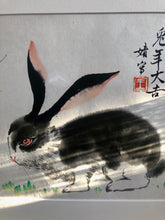 Load image into Gallery viewer, Lucky Rabbit 1 兔年大吉, Chinese Ink & Pigments on Xuan Paper, Original