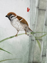 Load image into Gallery viewer, Waiting for the Breezes to Come! - Original Chinese Brush Painting 等風來!