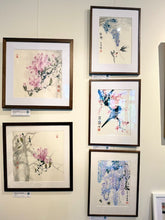 Load image into Gallery viewer, Spring Melody on Wings (戲春) – Original Chinese Brush Painting