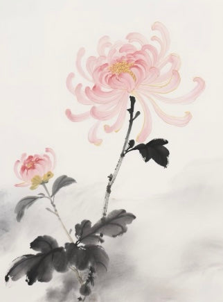 Chinese Brush Calligraphy & Ink Painting Workshop: Autumn Flowers