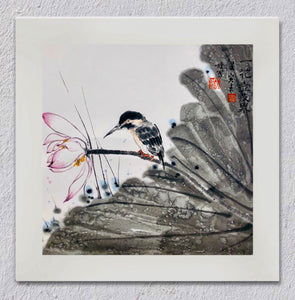 Kingfisher - One Flower one World 一花一世界（Print, Limited Edition)