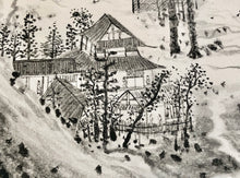 Load image into Gallery viewer, Part of One Thousand Li of Rivers and Mountains (千里江山圖局部), Original, Chinese Landscape Painting on Xuan Paper, Painted in Brighton, UK
