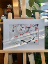 Load image into Gallery viewer, Blissful Moment 1, 花好月圓 Original Chinese Ink &amp; Pigments on Xuan Paper

