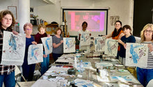 Load image into Gallery viewer, Bamboo Whispers in the Sunset Glow:  (竹問夕照) – Chinese Brush Painting &amp; Calligraphy Workshop
